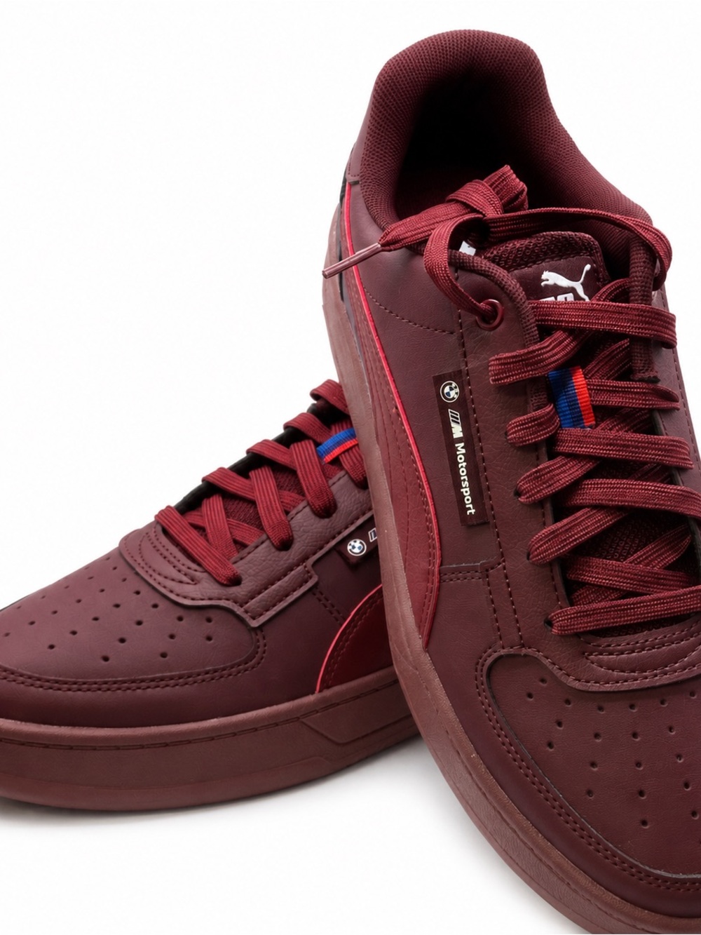 Puma BMW Motorsport Burgundy Sneakers New In Box